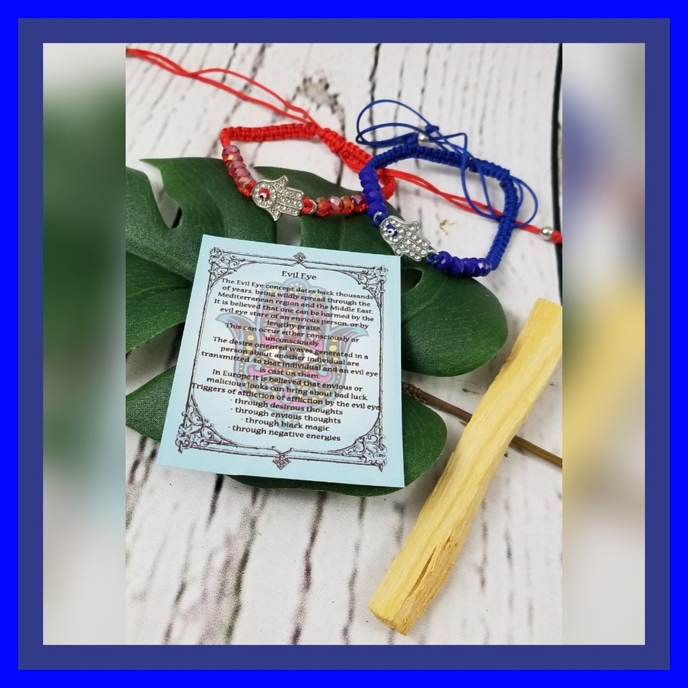 Hamsa Turkish Evil Eye Good Luck Bracelet